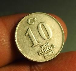 2007 TÜRKİYE 10 YENİ KURUŞ ERÖR