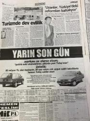 MİLLİYET GAZETESİ DOĞUM GÜNÜ HEDİYESİ - 28 AĞUSTOS 2001 -TAM TAKIM 30 SAYFADIR -Üzeyir Garih-Hasan Cemal-Güneri Cıvaoğlu-Tuncay Özkan-İshak Alaton-Leyla Alaton-Denizli-Emre-Okan-Alpay-Fevzi-Peter Kjær-Nouma-Şenol Güneş-Rüştü-Uğur Meleke-Gürel Yurttaş-Rıza-Aykut-Ersun Yanal-Ali Aydın-Hami-Da Silva-Johnson-Mustafa Denizli-Fuat N.-Hasan N.-Nezih Gürsel-Dinçer Şerefoğlu-Kemal Derviş-Oğuz Saticı-Güngör Uras  Kayıp telefon bir askerde-Ve cinayet yerinde bir kadının kan izi bulundu-Özel Haber-Kanlı çuval komedisi-Üzeyir Amca-MOSSAD da katilin peşine düştü-Beyinleri gelişmedi-Kartal, kaleciye doymuyor-Koraç da tamam-İşte Güneş’in zafer formülü-Rüştü el üstünde-Geliyorlar-Gözaltında bana işkence yaptılar-Baba önce kovuldu sonra çağırıldı-Asansörde iade pazarlığı-Borsa şirketlerinde risk arttı  Telefon, polisleri katile götürebilir-Boğuşma anında bir kadın vardı-Kadın yaralandı ve cinayeti izledi-2008 için dev zirve-Terim’e eleştiri-Emre-Okan beğenildi-Alpay kahroldu-‘Ağır yük bende’-‘Sempatik d