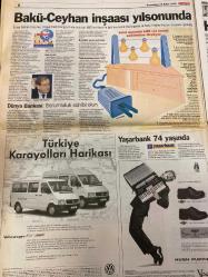 MİLLİYET GAZETESİ DOĞUM GÜNÜ HEDİYESİ - 17 EYLÜL 1998 -TAM TAKIM 36 SAYFADIR -Yaşar Kemal-Güngör Cıvaoğlu-Cem Yılmaz-Eli Kapuano-Onur Duyduk-Doğan Koloğlu-Ahmet Çakar-Halil Özer-Vedat Danacı-Hasan Şaş-Hagi-Yalçın Türk-Osman Öztokmak-Zafer Tokuş-Enis Yıldırım-Fotoğraf: Gökhan Cıgal-Fikret Bila-Rıza Sançar-Lütfü Karadağ-Uğur Özdemir-Ersümer-Richard Morningstar  G.Saray’ın zaferi-İmam hatipler gözden düştü-Para barışı-Yaşar Kemal’e ödül-BTV’ye 5 milyar ceza-Erozyon Dede’yi ağlatan manzara-Suriye’ye uyarı-İran’a güvence-Seçim ortada-Herkes Sarı-Lacivert-İşte biz böyleyiz-Galibiyet hakkımızdı-Löw’ün liderlik hesabı-Trabzon’da sessizlik-İşte okuma aşkı-Kadın gazeteciye kocadan işkence-Biricik oğlunun böbrek parasını zehire yatırdı-Bakü-Ceyhan inşaası yılsonunda-Dünya Bankası: Sorumluluk sahibi olun  Fırtına gibi-Beraraberliğe sevindiler-Grup lideri-Diyalog-Paniğe gerek yok-Löw’ün planı-Avrasya’da rekor-Maçın tenkitleri-Yazık oldu-Godzilla-Bravo size-Haftanın notları-Hasan Şaş sakatlandı-Taff