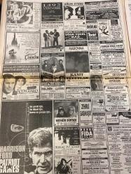 MİLLİYET GAZETESİ DOĞUM GÜNÜ HEDİYESİ - 17 ŞUBAT 1993 -SADECE 24 SAYFADIR -Deniz Baykal-Bülent Ecevit-Halit Oral-Hikmet Çetin-Yalçın Doğan-Tanju Çolak-İslam Yücel-Erdoğan Şenay-Ömer Üründül-Orhan Boran-Ayşen Kırca-Elif İlker-Mustafa Yalın-Aysun Kocadağ-Necdet Menzir-Tolga Şardan-Ali Sirmen-Ercan Altazlı  Baykal’dan açık çek-Ecevit’ten ret-Basıma buyruk değilim-F.Bahçe nefes kesti-Trabzon kaza yaptı-Oğuz ile Novak tartıştı-TV’de neşeli pazar-Daha iyi bilen varsa gelsin-Kamhi’nin tetikçisi Kuleli’den-Görünmeyen Adamın Maceraları-Güzel ve Çirkin-Jurassic Park-Vegas’ta Balayı-Zehirli Sarmaşık-Birkaç İyi Adam-Bodyguard-Köhne Bizans-Madonna-Evde Tek Başına 2-Harrison Ford Patriot Games  CHP Genel Başkanı Baykal SHP’ye birleşme çağrısı yaptı-DSP lideri Bülent Ecevit birleşmeye yanaşmadı-Menzir uyuşturucu operasyonlarıyla ilgili eleştirilere yanıt verdi-Sarıyer Fenerbahçe karşısında mağlup oldu-İkinci yarıda çabaları sonuç verdi-Orhan Boran TV programı sundu-Sibel Asna ve Ayşen Kırca televizyo
