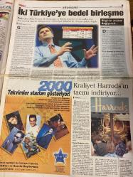 MİLLİYET GAZETESİ DOĞUM GÜNÜ HEDİYESİ - 11 OCAK 2000 - TAM TAKIM 28 SAYFADIR -Fikret Bila-Güngör Cıvaoğlu-Sami Kohen-Halil Özer-Vedat Danacı-Bilal Meşe-Gürcan Bilgiç-Metin Oktay-Ahmet Dursun-Atilla Gökçe-Mesut Yavuz-Serhat Ayvan-Yasemin Congar-Tülin Tosun-Yüksel Çakırloğlu-Ahmet Işık-Ali Oktener-Nilgün Cerrahoğlu-Serdar Benli  Apo için gizli oturum-Topla fişi sık dişi-KKTC-AB teması-Kola içti hayatı değişti-Fener’de huzur yok-Bir zamanlar korkuydu-Tarihi temizlik-Ürperten vahşet-Uludağ’a geçit yok-İki Türkiye’ye bedel birleşme  MHP’nin gizli oturum önerisi mecliste gündeme geldi-Vergi iadesinde çalışanları hayal kırıklığı bekliyor-Grip bayram yaptı-Tarkan’a hücum-KKTC-AB temasında yeni gelişme yaşandı-Fenerbahçe’de transfer sıkıntısı yaşandı-Zeman tedirgin-Ahmet Dursun’un performansı değerlendirildi-Deplasman maçları konuk takımlar için puan umudu oldu-Antalya’da kaçırılan iki küçük kardeş tecavüz edilip öldürüldü-Uludağ kar nedeniyle kapandı-Erzurum’da güneş Güney’de havuz keyfi yaşan