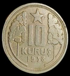 1938 10 Kuruş