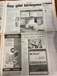 MİLLİYET GAZETESİ DOĞUM GÜNÜ HEDİYESİ - 18 OCAK 2000 - TAM TAKIM 30 SAYFADIR -Kadir Çelik-Melike Aşık-Sina Koloğlu-Hüseyin Velioğlu-Allende-Çağlar-Hasan Cemal-Zafer Arapkirli-Güngör Uras-Serkan Duygan Malina-Tarkan-Musti-Çelik-Beyaz-Sedat Ergin-Gürcan Bilgiç-Gürsel Göncü-Ayhan Sicimoğlu Canlı rezalet-Lider öldürüldü-Hizbullah’ın lideri Beykoz’daki çatışmada ölü ele geçti-Teröristler kaçırdıkları işadamlarının kredi kartlarını ele verdi-Sahte kimlik çıktı-İlaçtan da dev çıktı-Şili’ye solcu başkan-İnternette medya evliliği-İlaç gibi birleşme-Alpay adam değil-Sofuoğlu ile devam-Terim-Toshack gerginliği-TV’de seyretme anonsu-Gel tezkere gel-Podyumun balerini-Modada bahar-Haşhaş atağı-Kartal havlu attı-Beşiktaş derbi fakiri-İnternette medya evliliği takipte-Gözetimdeki 9 bankanın akıbeti meçhul-Nihami Yavuz-Kadir Şahin-Nedim Şener-Dr. Oşşık-Ecevit-Murat Uğur Burus-Pınar Aktaş-Ahmet Çetiner-Nezih Gürel-Ferhan Şensoy-Nejat Uygur Türkiye haşhaş atağına kalkıyor-Kapatılan tarım kurumları dönüy