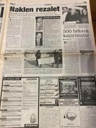 MİLLİYET GAZETESİ DOĞUM GÜNÜ HEDİYESİ - 18 OCAK 2000 - TAM TAKIM 30 SAYFADIR -Kadir Çelik-Melike Aşık-Sina Koloğlu-Hüseyin Velioğlu-Allende-Çağlar-Hasan Cemal-Zafer Arapkirli-Güngör Uras-Serkan Duygan Malina-Tarkan-Musti-Çelik-Beyaz-Sedat Ergin-Gürcan Bilgiç-Gürsel Göncü-Ayhan Sicimoğlu Canlı rezalet-Lider öldürüldü-Hizbullah’ın lideri Beykoz’daki çatışmada ölü ele geçti-Teröristler kaçırdıkları işadamlarının kredi kartlarını ele verdi-Sahte kimlik çıktı-İlaçtan da dev çıktı-Şili’ye solcu başkan-İnternette medya evliliği-İlaç gibi birleşme-Alpay adam değil-Sofuoğlu ile devam-Terim-Toshack gerginliği-TV’de seyretme anonsu-Gel tezkere gel-Podyumun balerini-Modada bahar-Haşhaş atağı-Kartal havlu attı-Beşiktaş derbi fakiri-İnternette medya evliliği takipte-Gözetimdeki 9 bankanın akıbeti meçhul-Nihami Yavuz-Kadir Şahin-Nedim Şener-Dr. Oşşık-Ecevit-Murat Uğur Burus-Pınar Aktaş-Ahmet Çetiner-Nezih Gürel-Ferhan Şensoy-Nejat Uygur Türkiye haşhaş atağına kalkıyor-Kapatılan tarım kurumları dönüy