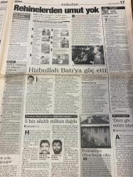 MİLLİYET GAZETESİ DOĞUM GÜNÜ HEDİYESİ - 18 OCAK 2000 - TAM TAKIM 30 SAYFADIR -Kadir Çelik-Melike Aşık-Sina Koloğlu-Hüseyin Velioğlu-Allende-Çağlar-Hasan Cemal-Zafer Arapkirli-Güngör Uras-Serkan Duygan Malina-Tarkan-Musti-Çelik-Beyaz-Sedat Ergin-Gürcan Bilgiç-Gürsel Göncü-Ayhan Sicimoğlu Canlı rezalet-Lider öldürüldü-Hizbullah’ın lideri Beykoz’daki çatışmada ölü ele geçti-Teröristler kaçırdıkları işadamlarının kredi kartlarını ele verdi-Sahte kimlik çıktı-İlaçtan da dev çıktı-Şili’ye solcu başkan-İnternette medya evliliği-İlaç gibi birleşme-Alpay adam değil-Sofuoğlu ile devam-Terim-Toshack gerginliği-TV’de seyretme anonsu-Gel tezkere gel-Podyumun balerini-Modada bahar-Haşhaş atağı-Kartal havlu attı-Beşiktaş derbi fakiri-İnternette medya evliliği takipte-Gözetimdeki 9 bankanın akıbeti meçhul-Nihami Yavuz-Kadir Şahin-Nedim Şener-Dr. Oşşık-Ecevit-Murat Uğur Burus-Pınar Aktaş-Ahmet Çetiner-Nezih Gürel-Ferhan Şensoy-Nejat Uygur Türkiye haşhaş atağına kalkıyor-Kapatılan tarım kurumları dönüy