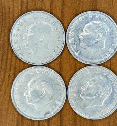 1985 - 1988 basım 25 lira (4 parça)