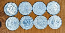 1981 - 1988 basım 10 lira (8 parça)