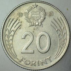 MACARİSTAN 20 FORİNT 1983.