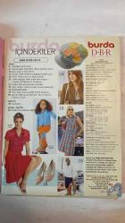 BURDA ELBİSE PATRONLU DERGİ - 2005 MART AYI - NESLİHAN TOKCAN - BERNA ÖZBEN - Ö. ALEV TEZCANLI - HANNELLORE AZRAK - GÜLDEREN PAMİR - SELMA ÖVET BERBER - İREM AKKAYA ZÜMBÜLYUVA - ERDAL İPEKEŞEN - ZİYNET ATTİLA - MEHMET MUHİDDİN SİRER - ORHAN TAŞKIN - DİDEM KURUCU - SERVET KAVASOĞLU - ELİF ERÜL - ZEYNEP ÖZDEMİR - NUSRET KIRIMLIOĞLU - AKSESUAR HEDİYENİZ: ŞAPKA BERE ŞAL ATKI ELDİVEN ÇANTA MODELLERİ - BUKLET İLE JEAN BİRLİKTELİĞİ - BÜYÜK BEDEN SİYAH-BEYAZ HER ZAMAN ŞIK - İPEK TAFTA SATEN KOLEKSİYONU - HAYDİ ÇOCUKLAR SPORA - BAHARA DAVET - OKUYUCU TASARIMI BEYAZ PANTOLON TAKIM - GENÇ ÇİZGİ ÇİÇEKLİ ELBİSE - GÜNCEL MODA SPORTİF ŞIKLIK - ERKEK MODASI HAFTA SONU GİYSİLERİ - TEMEL PARÇALAR İLKBAHAR KOLEKSİYONU - ÖZEL GECELERE ÖZEL KIYAFETLER - GENÇ MODASI BUKLET VE JEAN - MODA AKSESUARLAR - PLUS SİYAH-BEYAZ ŞIKLIK 44-52 BEDEN - ÇOCUK MODASI CEKET VE PANTOLON - SAÇ BAKIMI - PEMBE BİR İLKBAHARA DOĞRU - ETEK 124A - BLUZ VE ETEK 107.005 109 - CEKET VE PANTOLON 101 106 - GÖMLEK VE PANTOLON  - 58 SAYFA