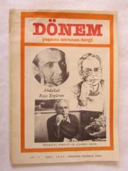 DÖNEM Yaşamı Savunan Dergi, Ekim 1983 - Haziran - Temmuz 1984, Sayı: 2, 3, 5, 7, 10-11 [5 ADET]