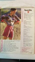 BURDA ELBİSE PATRONLU DERGİ - 2009 HAZİRAN AYI -  BEJ ,SİYAH,BEYAZ BÜYÜK BEDENİN YENİ RENKLERİ - AYIN TRENDİ - AFRİKA MODASI - ETNİK DESENLER , CANLI TONLAR - PUDRA RENKLERİNDE YAZLIK ABİYELER - HEM GECE, HEM GÜNDÜZ İÇİN CEKET MODELLERİ , 1 PATRONLA 4 YELEK - TATİL ZAMANI - GÖMLERKLER, ETEKLER,BLUZLAR, PANTONLAR, ASKILI TİŞÖRTLER , ÇOCUKLARA ÖZEL TATİL GİYSİLER, EN GÜZEL PLAJ AKSESUARLARI , DENİZ KOKULU DEKORATİF OBJELER - RENGARENK KEMERLER , TÜYLÜ AKSEURLAR , FİYONK BOYAMA TEKNİĞİ - HOBİ EKSTRA: TÜRLER FİYONKLAR KEMERLER - YARATRICI GÜCÜNÜZÜ KONUŞTURUN - ROMANTİK DETAYLARA GELEN ZARİF ŞIKLIK ÖNERELİLERİ - DİKİŞ OKULU - KLASİK MODA - CEM M.BAŞAR - HATİCE ERDİNÇ - BELKIS GUDUL - NEYRAN ÇINAR - TUĞBA ALTINBAŞ - PINAR CAN - YEŞİMDENİZEL - MURAT KÖKSAL - ORHA TAŞKIN - DİDEM KURUCU - SERVET KAVASOĞLU - ÖZBEN AKIN - HANNELORE AZRAK - GÜLDEREN PAMİR- 66 SAYFA