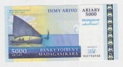 Madagaskar 5000 Ariary 2012 Çil