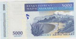 Madagaskar 5000 Ariary 2012 Çil