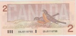 Kanada 2 Dolar 1986 Çil