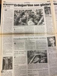 MİLLİYET GAZETESİ DOĞUM GÜNÜ HEDİYESİ - 27 MART 1999 - TAM TAKIM 34 SAYFADIR -Fügen Gülertekin-Güneri Cıvaoğlu-Mustafa Denizli-Bilal Meşe-Attila Gökçe-Ömer Üründül-Yaşar Saygı-Mesut Yavuz-Kemal Sunal-Metin Akpınar-Rafet El Roman-Meltem Cumbul-Sezen Aksu-John Carpenter-James Woods-Sandra Bullock-Nicole Kidman-Coşkun Özek-Nesrin Şener-Güngör Uras-Eylem Türk-Faruk Keskin-Fikret Bila-Doğan Heper-Turhan Selçuk-Tarık Aslan-Abdullah Öcalan-Hakan Tokgöz Yeni hedef Sırp askeri-Kalbim Kosova’da-Dört mevsim tatil-ABD cezaevinde bir Türk-Tek yol galibiyet-Ümitler bir harika-Sinaçetin Propaganda-Vampirler-Bir böceğin yaşamı-Aşkın büyüsü-Krizde olana vergi yok-Tatil tercihi yurt dışı-Apo’ya bayramlık-MGK’dan teslim ol çağrısı-Yargıda şehit kimdir tartışması-Derya Sazak-Arife Avcu-Tansu Çiller-Recai Kutan-Hikmet Sami Türk-Taha Akyol-Haslet Soyöz-Osman Yağmurdereli-Mesut Yılmaz-Eyüp Aşık-Berna Yılmaz-Nazım Alpman-Aziz Borutçina Erdoğan’dan son gösteri-Genelkurmay irtica hâlâ ayakta-Çiller gazetecileri