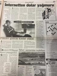 MİLLİYET GAZETESİ DOĞUM GÜNÜ HEDİYESİ - 27 MART 1999 - TAM TAKIM 34 SAYFADIR -Fügen Gülertekin-Güneri Cıvaoğlu-Mustafa Denizli-Bilal Meşe-Attila Gökçe-Ömer Üründül-Yaşar Saygı-Mesut Yavuz-Kemal Sunal-Metin Akpınar-Rafet El Roman-Meltem Cumbul-Sezen Aksu-John Carpenter-James Woods-Sandra Bullock-Nicole Kidman-Coşkun Özek-Nesrin Şener-Güngör Uras-Eylem Türk-Faruk Keskin-Fikret Bila-Doğan Heper-Turhan Selçuk-Tarık Aslan-Abdullah Öcalan-Hakan Tokgöz Yeni hedef Sırp askeri-Kalbim Kosova’da-Dört mevsim tatil-ABD cezaevinde bir Türk-Tek yol galibiyet-Ümitler bir harika-Sinaçetin Propaganda-Vampirler-Bir böceğin yaşamı-Aşkın büyüsü-Krizde olana vergi yok-Tatil tercihi yurt dışı-Apo’ya bayramlık-MGK’dan teslim ol çağrısı-Yargıda şehit kimdir tartışması-Derya Sazak-Arife Avcu-Tansu Çiller-Recai Kutan-Hikmet Sami Türk-Taha Akyol-Haslet Soyöz-Osman Yağmurdereli-Mesut Yılmaz-Eyüp Aşık-Berna Yılmaz-Nazım Alpman-Aziz Borutçina Erdoğan’dan son gösteri-Genelkurmay irtica hâlâ ayakta-Çiller gazetecileri