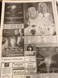 MİLLİYET GAZETESİ DOĞUM GÜNÜ HEDİYESİ - 28 KASIM 1998 - TAM TAKIM 38 SAYFADIR -Mesut Yılmaz-Gerhard Schröder-Massimo D’Alema-Tansu Çiller-Sema Emiroğlu-Zehra Güngör-Fevzi Aksoy-Togay Bayatlı-Toshack-Mustafa Denizli-Hülya Avşar-Nurdan Akmer-Ziya Küçüker-Cenk Başlamış-Hasan Pulur-Lejla Atişman-Sadrettin Kaya-İbrahim Yüksel Almanya istemiyor-Çiller beklemede-Dalai Lama sürgündeki lider-İki yüzlü Juventus-Toshack yine suçladı-Benden iyisi yok-Yolsuzluk bizde de var-Erdal İnönü kararını verdi Yokum-Nicolas Cage-Gary Sinise-Cem Yılmaz-Mazhar Alanson-Jamie Lee Curtis-Samuel L. Jackson-Kevin Spacey-Turhan Selçuk-Fikret Bila-Zehra Güngör-Ferit Demir-Melih Aşık-Ercan Akyol-Yalçın Doğan-Hasan Cemal-Ayşegül Aydıngün-Mehmet Burucu-C. Hüsnü Erkan Yılan Gözler-Her Şey Çok Güzel Olacak-Korku Bayramı-Arabulucu-Şaşırtan açıklamalar-Bosna usulü yargılama-Öcalan intihar ederdim-Terörün tanığı Sakık-PKK katliamlarına internette site-Protesto türbesi