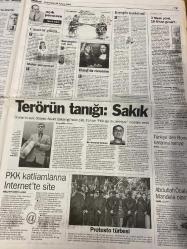 MİLLİYET GAZETESİ DOĞUM GÜNÜ HEDİYESİ - 28 KASIM 1998 - TAM TAKIM 38 SAYFADIR -Mesut Yılmaz-Gerhard Schröder-Massimo D’Alema-Tansu Çiller-Sema Emiroğlu-Zehra Güngör-Fevzi Aksoy-Togay Bayatlı-Toshack-Mustafa Denizli-Hülya Avşar-Nurdan Akmer-Ziya Küçüker-Cenk Başlamış-Hasan Pulur-Lejla Atişman-Sadrettin Kaya-İbrahim Yüksel Almanya istemiyor-Çiller beklemede-Dalai Lama sürgündeki lider-İki yüzlü Juventus-Toshack yine suçladı-Benden iyisi yok-Yolsuzluk bizde de var-Erdal İnönü kararını verdi Yokum-Nicolas Cage-Gary Sinise-Cem Yılmaz-Mazhar Alanson-Jamie Lee Curtis-Samuel L. Jackson-Kevin Spacey-Turhan Selçuk-Fikret Bila-Zehra Güngör-Ferit Demir-Melih Aşık-Ercan Akyol-Yalçın Doğan-Hasan Cemal-Ayşegül Aydıngün-Mehmet Burucu-C. Hüsnü Erkan Yılan Gözler-Her Şey Çok Güzel Olacak-Korku Bayramı-Arabulucu-Şaşırtan açıklamalar-Bosna usulü yargılama-Öcalan intihar ederdim-Terörün tanığı Sakık-PKK katliamlarına internette site-Protesto türbesi