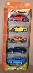 Porsche Heroes  1/64 Ölçek 7 cm Lisanslı Matchbox Diecast 5 Li Araç Seti