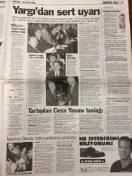 MİLLİYET GAZETESİ DOĞUM GÜNÜ HEDİYESİ - 8 EYLÜL 1998 - TAM TAKIM 32 SAYFADIR -Mehmet Uygun-Vali Erol Çakır-Benjamin Netanyahu-Vahap Yazaroğlu-Güneri Cıvaoğlu-Nedim Şener-Zülfikar Doğan-Cenk Başlamış-Taha Akyol-Hikmet Çetinkaya-Bülent Ecevit-Süleyman Demirel-Türkan Şoray-Selim Genc-Birsen Altuntaş-Melisa Sözen-Süleyman Seba-John Toshack-Osman Çötokmak-Mustafa Özdemir-Merih Mengü-Fikret Çengil Maliro-Fenni Özgüler-Halim Ülmendol-Adalette acı sözler-Rezalete öfke-Vali Erdoğan’a izin vermedi-Netanyahu: Ata’yı örnek aldık-Bakan el koydu-Kohl, Yılmaz’ı şikayet etti-Barda kredi kartı soygunu-Ekmeğe keyfi zam-Yargı’dan sert uyarı-Yargıcı isyan ettiren maaş-İlginç sahneler-Demirel’e çağrı: TCK’yı veto edin-Tartışılan Ceza Yasası taslağı-İstanbul Barosu’nda pantolonlu protesto-Demirel faktörü-Sultan’ı korkutan sahne-Erdura’nın mutlu günü-Yeni Canısı-Viagra gazozu Türkiye’de-Merkez Bankası’nda emeklilik krizi-Başkan’ın istifası Yeltsin’i kızdırdı-Durgunluk içki ve sigaraya yaradı-Erdemir Roadshow