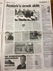 MİLLİYET GAZETESİ DOĞUM GÜNÜ HEDİYESİ - 8 EYLÜL 1998 - TAM TAKIM 32 SAYFADIR -Mehmet Uygun-Vali Erol Çakır-Benjamin Netanyahu-Vahap Yazaroğlu-Güneri Cıvaoğlu-Nedim Şener-Zülfikar Doğan-Cenk Başlamış-Taha Akyol-Hikmet Çetinkaya-Bülent Ecevit-Süleyman Demirel-Türkan Şoray-Selim Genc-Birsen Altuntaş-Melisa Sözen-Süleyman Seba-John Toshack-Osman Çötokmak-Mustafa Özdemir-Merih Mengü-Fikret Çengil Maliro-Fenni Özgüler-Halim Ülmendol-Adalette acı sözler-Rezalete öfke-Vali Erdoğan’a izin vermedi-Netanyahu: Ata’yı örnek aldık-Bakan el koydu-Kohl, Yılmaz’ı şikayet etti-Barda kredi kartı soygunu-Ekmeğe keyfi zam-Yargı’dan sert uyarı-Yargıcı isyan ettiren maaş-İlginç sahneler-Demirel’e çağrı: TCK’yı veto edin-Tartışılan Ceza Yasası taslağı-İstanbul Barosu’nda pantolonlu protesto-Demirel faktörü-Sultan’ı korkutan sahne-Erdura’nın mutlu günü-Yeni Canısı-Viagra gazozu Türkiye’de-Merkez Bankası’nda emeklilik krizi-Başkan’ın istifası Yeltsin’i kızdırdı-Durgunluk içki ve sigaraya yaradı-Erdemir Roadshow