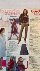 BURDA ELBİSE PATRONLU DERGİ - AĞUSTOS 2005 - MEHMET Y. YILMAZ – BERNA ÖZBEN – Ö. ALEV – HANNELORE AZRAK – GÜLDEREN PAMİR – SELMA ÖVET BERBER – İREM AKKAYA ZÜMBÜLYUVA – ERDAL İPEKEŞEN – ZİYNET ATTİLA – MEHMET MUHİDDİN SIRER – ORHAN TAŞKIN – DİDEM KURUCU – SERVET KAVASOĞLU – ELİF ERÜL – ZEYNEP ÖZDEM – NUSRET KIRIMLIOĞLU - ANNE ADAYLARINA GÜNÜN HER SAATİNE UYGUN MODELLER – ÇOCUKLAR İÇİN ANORAK VE KAZAKLAR – SEZONUN RENGİ – BEDEN BEDEN CEKET TAKIMLAR – DAVETLER İÇİN DANTEL BLUZ KOLEKSİYONU – OKUR TASARIMI MANTO – GENÇ ÇİZGİ: SADE-ASİL – GÜNCEL MODA: SPOR-KLASİK – PASTEL TONLARDA ZARİF KOLEKSİYON – TEMEL PARÇALAR – PATRONLARIN KISA BEDENE UYARLANMASI – TREND RENKLER: LİLA – HAMİLE MODASINDA YENİLİKLER – PLUS: SONBAHAR MODASI – ÇOCUKLAR ANAOKULUNA HAZIRLANIYOR – GÜZELLİK: TATİL ETKİSİNİ UZATIN – NOSTALJİK TRENDLER – DİKİŞ SÖZLÜĞÜ – DERİ KORSAJ 111 – PANTOLON 113 – RESİMLİ DİKİŞ KURSU 112 -  TAM TAKIM 100 SAYFA