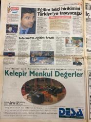 MİLLİYET GAZETESİ DOĞUM GÜNÜ HEDİYESİ - 5 EYLÜL 1998 - TAM TAKIM 34 SAYFADIR -Vural Savaş-Tayyip Erdoğan-Mesut Yılmaz-Bülent Ecevit-Süleyman Demirel-Tansu Çiller-Vahap Yazaroğlu-Güneri Cıvaoğlu-Mustafa Denizli-Hami Mandıralı-Turgay Demir-Bilal Meşe-Togay Bayatlı-Gürcan Bilgiç-Ömür Avcı-Fevzi Aksoy-Erhan Telli-Sina Koloğlu-Feray Öztürk-Birsen Altuntaş-Erman Şener-Atila Başpınar-Erman Atar-Hasan Örkeş-Gürbüz Çapan-Kurt İdris-Mahmut Yıldırım-Misail Son-Suat Sökmen-Tuncay Mahtem-Cantürk Yeğen-Sedat Peker-Erol Ercil-Sevr suçlaması-Yine seçim tartışması-Haliç’e çelik köprü-Haydi el ele 2000’e-Denizli: Bugün bayram-Beşiktaş tek yumruk-G.Saray’da olağanüstü hal-Tehlikeli viraj döneriz-Tekel 2000 vurgunu-Çapan’da Kürt İdris bağlantısı-Yeşil ve Sarı’ya yakalama emri-Şov ve dizi ağırlıkta