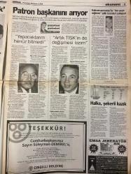 MİLLİYET GAZETESİ DOĞUM GÜNÜ HEDİYESİ - 30 KASIM 1998 - TAM TAKIM 34 SAYFADIR -Bülent Ecevit-Deniz Baykal-Mesut Yılmaz-Kürşat Tüzmen-Hamid Akın-Refik Baydur-Güngör Uras-Zehra Güngör-Ferit Şen-Perihan Garonkuloğlu-Ahmet Şimşirgil-Şeref Oğuz-Vedat Danacı-Gürcan Bilgiç-Ahmet Çakar-Feyyaz Uçar-Yusuf Namoğlu-Fatih Terim-Murat Yalman-Gürhan Türe-Kartal Yiğit-Ömür Avcı-Adnan Bulut-Ahmet Yılmaz-Nuri Cıngıllıoğlu-Süleyman Demirel-İsmail Cem-Hikmet Uluğbay-Kemal Gürüz-Mustafa Yıldırım-Mehmet Şahin-Kürşat Dilek-Faruk Demir-Ferhan Şensoy-Rüştü Dağlaroğlu-Vedat Okyar-İtalya utansın!-Apo’ya kucak açan Roma bu insanlık suçunu daha ne kadar seyredecek-ANAP-DYP anlaşmalı-Fener dört dörtlük-Önemli olan üç puandı-Potada tarihi performans-Toshack’ın sürprizi-Milne: Motivasyon eksik-Lucent bin yılı değiştiriyor-Patron başkanını arıyor-Yapacaklarım henüz bitmedi-Artık TİSK’in de değişmesi lazım-Kahramanmaraş’ta her şeye rağmen iplik tesisleri çalışıyor-Halka şekerli kazık