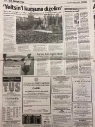 MİLLİYET GAZETESİ DOĞUM GÜNÜ HEDİYESİ - 8 EKİM 1998 - TAM TAKIM 34 SAYFADIR -Hüsnü Mübarek-Süleyman Demirel-Bülent Ecevit-Aydın Doğan-Güneri Cıvaoğlu-Joachim Löw-Mustafa Doğan-Christoph Daum-Okan Buruk-John Benjamin Toshack-Kartal Yiğit-Yalçın Türk-Gürcan Bilgiç-Zeki Domag-Doğan Koloğlu-Dario Porsemay-Ömür Avcı-Vedat Yavuzer-Meral Tamer-Melih Aşık-Ercan Akyol-Yalçın Doğan-Tolga Şardan-Hikmet Bilge-İşte Şam’ın suç dosyası-Suriye’ye süre-Sakin hafife almayın-Ribbeck taktik değiştirdi-Biz bir kolej takımıyız-Toshack’ı tercüman yaktı-Löw’ün Sakarya öfkesi-Televole’nin gurur gecesi-TÜSİAD’ın 10 yıllık Trafik Raporu-Savaş rüzgarı turist kaçırır-Suriye’nin suç dosyası-İşte Abdullah Öcalan’ın adresleri
