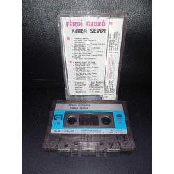 Kaset Ferdi Özbeğen Kara Sevda albümü. Orijinal. 1990 kağıt Baskı. sorunsuz