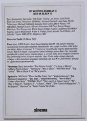 Siyah giyen adamlar 3 / Men ın black III • Wıll Smith & Tommy Lee Jones ~ [ SİNEMA KARTI ]