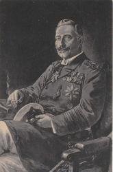 1915 - Alman İmparatorluğu propaganda Kartpostal- Kayzer Wilhelm Amiral üniforması ile