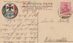 1915 - Alman İmparatorluğu propaganda Kartpostal- Kayzer Wilhelm Amiral üniforması ile
