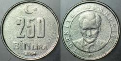 DÖNEM SAHTESİ 250 BİN LİRA 2004.