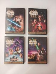 Star Wars - DVD - II - III - V - VI [ Klonların Saldırısı - Sith'in İntikamı - İmparatorun Dönüşü - Jedi'ın Dönüşü ] (Türkçe Altyazılı)