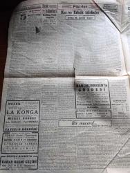 Cumhuriyet Gazetesi - 28 Birincikanun (Aralık) 1941 - nasıl bir teşkilat lazım yazan Yunus Nadi Başmakale - zirai seferberlik - İngiliz Amerikan tebliği Manila ağır surette bombalandı - Ankara'nın Aziz hatırası Atatürk yirmi iki yıl önce Ankara'ya dün ayak basmıştı - Malezya harekatından bir fotoğraf - Japon harp tebliği Malezya'da Popham hattı yarıldı - müttefikler harp planı hazırlıyorlar - Churchill Kanada'ya da giderek bir nutuk söyleyecek - ilk kar içinde spor Atatürk koşuları fotoğraf - Şimali Afrika'da İngiltere Mihver harbi'nin cereyan etmekte olduğu sahayı gösterir harita - Mihver ordusuna acil yardım yolları yazan Abidin Daver - Şimali Afrika'da harekat Yedabya bölgesinde ileri harekat - Kerç boğazında asker dolu 4 Rus vapuru batırıldı - haftanın şakaları yazan Burhan Felek - Bayram şerefine Safiye Ayla Maksim gazinosunda - sanatkar naşit ve arkadaşları Turan sinema tiyatrosunda - bir macera yazan Mükerrem Kamil Su - Hamlet davasının  Peyami Safa müdafaa yapıyor fotoğrafı