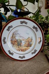 Limoges duvar tabağı