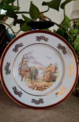 Limoges duvar tabağı