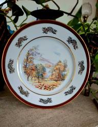 Limoges duvar tabağı