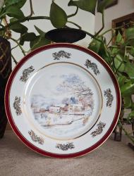 Limoges duvar tabağı
