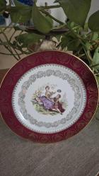 Limoges duvar tabağı