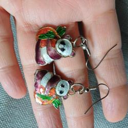Mineli Koala Küpe,vintage
