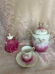 limoges fincan ve kurabiyelik