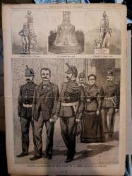 Osmanlı Yunan Savaşı 1897 Tarihli Orijinal Dönemi LE PETİT PARISSIEN Fransızca Dergi ve Savaşı Idare Eden Üst Rütbeli Komutanların O Dönem Afişi.. 30 MAYIS 1897 Tarihli dergi kapağında  Edirne Hümayun-u Müşir'i  Edhem Paşa ve Komutanlar. Afişte Edhem Paşa ve Diğer Komutanlar var.. Osmanlı Yunan Savaşı Madalya ve Beratı Yanında Güzel Bir Lot Olur. KOLEKSİYONLUK ÜRÜNLER..