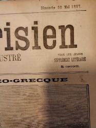 Osmanlı Yunan Savaşı 1897 Tarihli Orijinal Dönemi LE PETİT PARISSIEN Fransızca Dergi ve Savaşı Idare Eden Üst Rütbeli Komutanların O Dönem Afişi.. 30 MAYIS 1897 Tarihli dergi kapağında  Edirne Hümayun-u Müşir'i  Edhem Paşa ve Komutanlar. Afişte Edhem Paşa ve Diğer Komutanlar var.. Osmanlı Yunan Savaşı Madalya ve Beratı Yanında Güzel Bir Lot Olur. KOLEKSİYONLUK ÜRÜNLER..