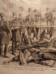Osmanlı Yunan Savaşı 1897 Tarihli Orijinal Dönemi LE PETİT PARISSIEN Fransızca Dergi ve Savaşı Idare Eden Üst Rütbeli Komutanların O Dönem Afişi.. 30 MAYIS 1897 Tarihli dergi kapağında  Edirne Hümayun-u Müşir'i  Edhem Paşa ve Komutanlar. Afişte Edhem Paşa ve Diğer Komutanlar var.. Osmanlı Yunan Savaşı Madalya ve Beratı Yanında Güzel Bir Lot Olur. KOLEKSİYONLUK ÜRÜNLER..