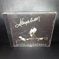 Cd Kayahan benim Penceremden albümü. Orijinal. Raks 1995 kırmızı bandrollü dönem baskı. Disk Tertemiz. Kartonette yazı var