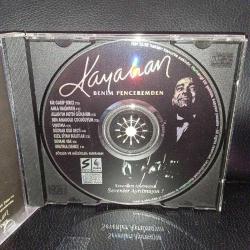 Cd Kayahan benim Penceremden albümü. Orijinal. Raks 1995 kırmızı bandrollü dönem baskı. Disk Tertemiz. Kartonette yazı var