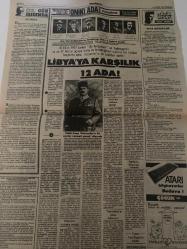 TERCÜMAN GAZETESİ - 28 KASIM 1985 - SADECE 2 SAYFADIR -Cindoruk-Söylemezoğlu-Kazım Bey-Hafize Özal-Ahmet Kabaklı-Fahir Armaoğlu-Rauf Tamer-Emel Babaoğlu-Cebioğlu-Talat Paşa-İtalyanlar-Yunanistan-Bulgaristan-Dünya Müslümanları-Türkiye Sevdası-DSP-SHP-MSP-Demirel-Harem Dairesi-Hafize Özal 64 elbiseyi tek tek inceledi-Türkiye Sevdası Ankara’da tazelendi-Birleşecekleri yok-Vergi tasarısını muhalefet de deldi-Hazine 425 bin kişiyle mahkemelik-Sofya’nın savunmasını çürüttük-Ana-oğul gözyaşları arasında defnedildi-Kumarhaneler tıklım tıklım-Libya’ya karşılık 12 ada-Belgelerin ışığında Oniki Ada meselesi-İnce hesaplar-Ahırda