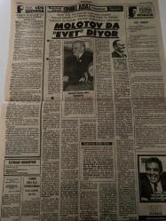 TERCÜMAN GAZETESİ - 1 ARALIK 1985 - SADECE 2 SAYFADIR - Turgut Özal-Zafer Atay-Halef oğlu-Cindoruk-Young-Barones Young-Hilmi Şener-Erbakan-Kamuran Arıboğlu-Fahri Armaoğlu-Ahmet Kabaklı-Rauf Tamer-Nazlı Ilıcak-Molotov-Birand Birlikçi-Leonard-Türkeş-Türk-Alman ilişkileri-Kemal Anadol-Pendik Tersanesi-Özal: Politik satranç oynuyorum-Teröre arka çıkılamaz-Türkiye’ye karşı ilan edilmemiş savaş-Avrupa’ya karşı Türkiye’yi savunuyoruz-Kendimizi yeni bir devrin başlangıcında hissediyoruz-Hangi Leopard-Pendik Tersanesi’nde bayram-Kıdemli binbaşı komandoyla eşini öldürdü-Egese el ödülü-Molotov da evet diyor-Askersiz Oniki Ada-Arsoy Balkler ve Gençosmanoğlu üzerine-Kız erkek
